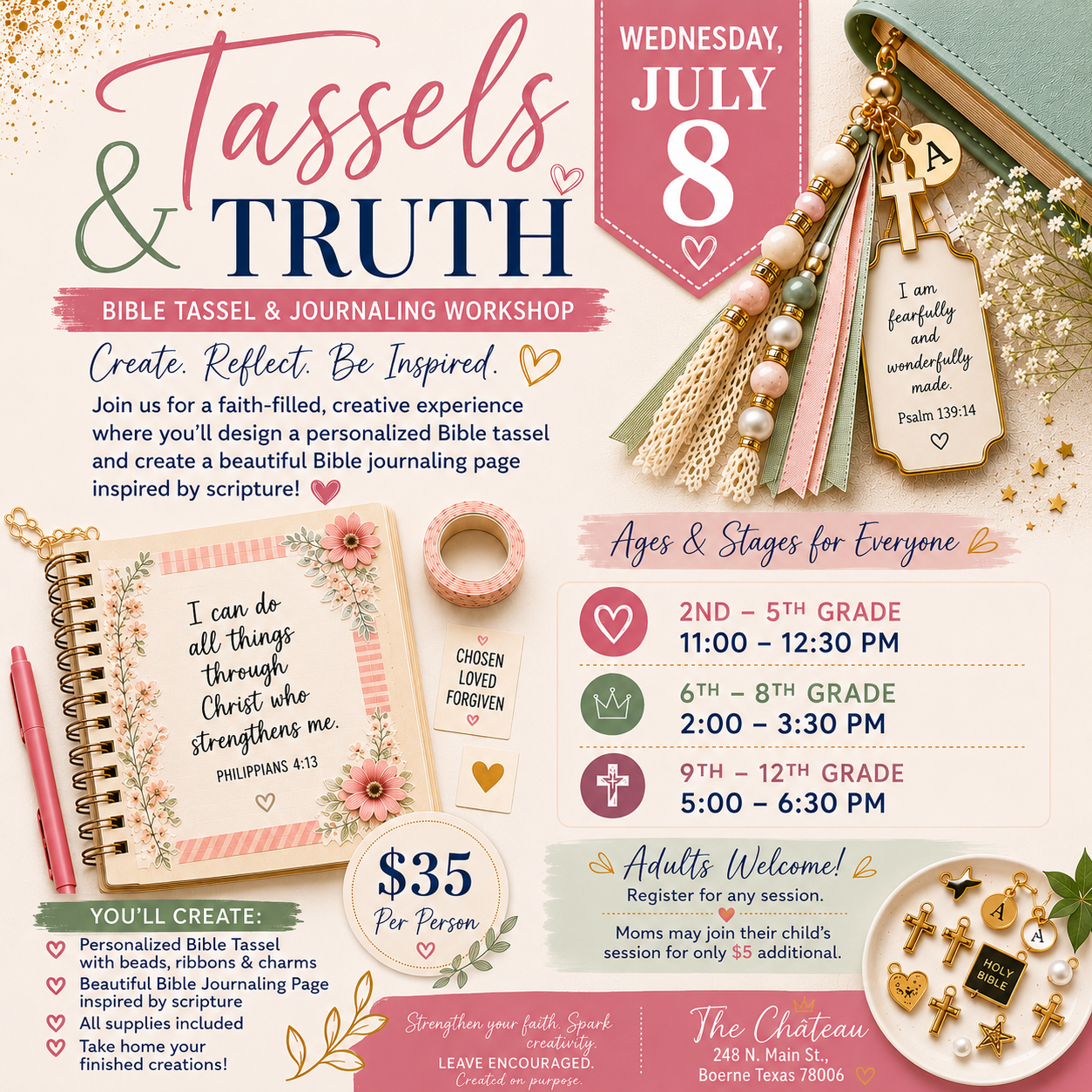 Tassels & Truth: Bible Tassel & Journaling Workshop