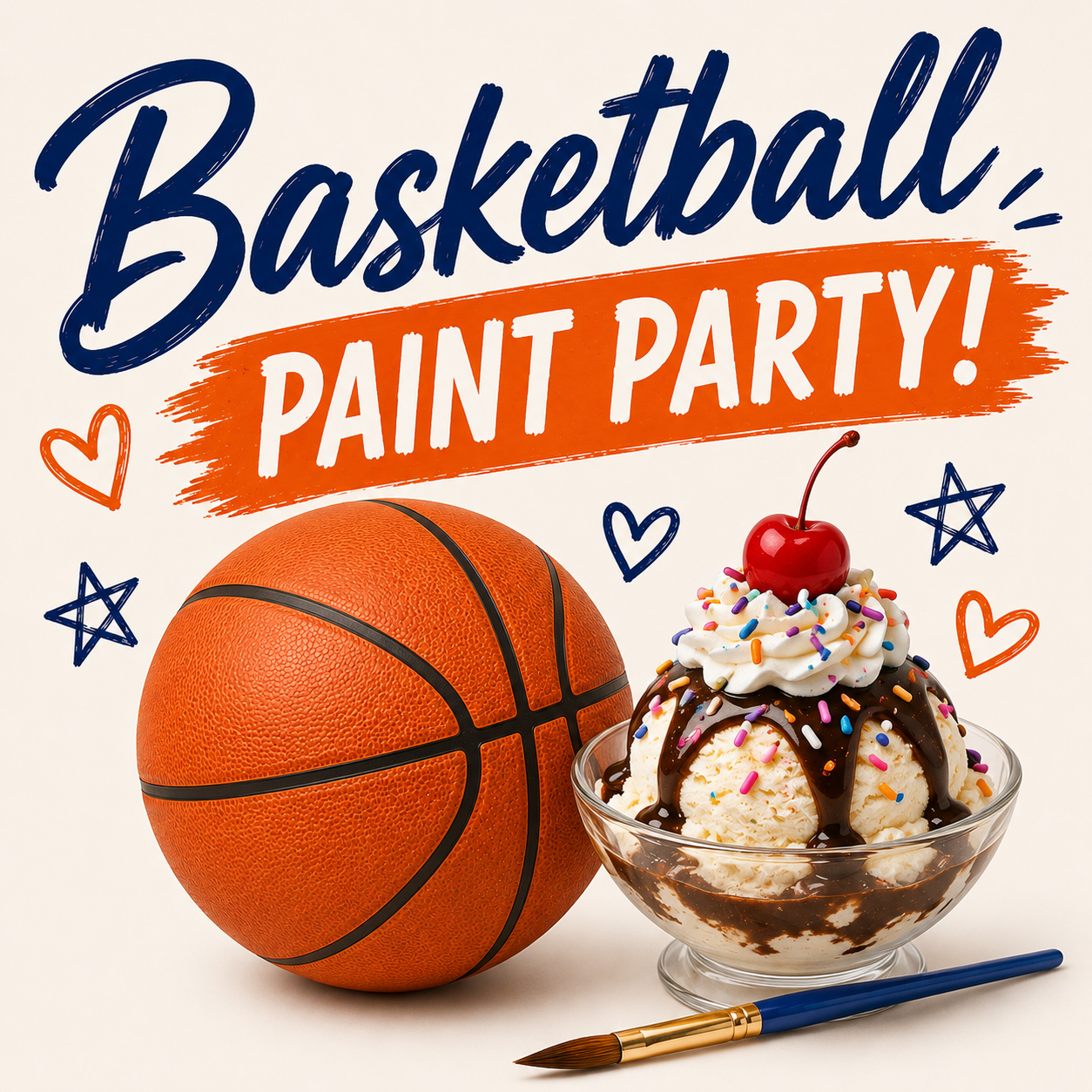 Basketball Paint Party
