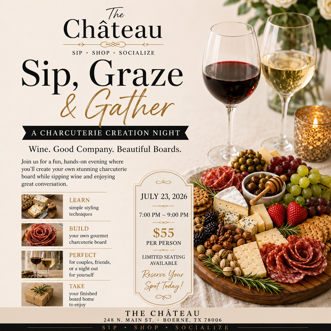 Sip, Graze & Gather