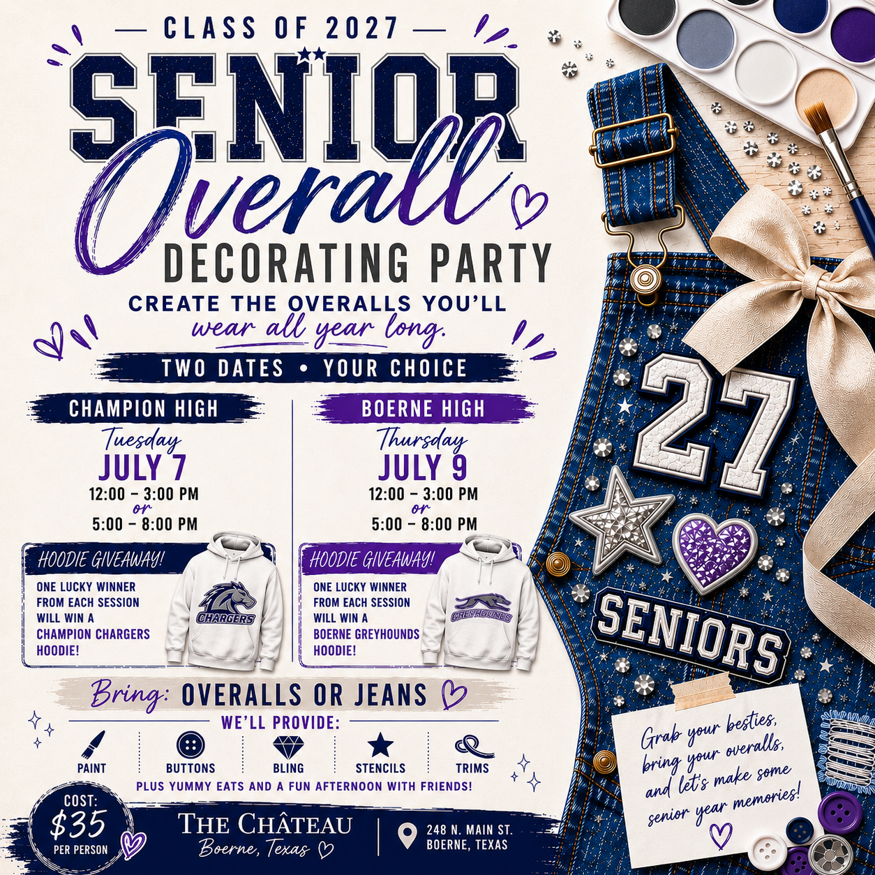 Senior Overall Decorating Party