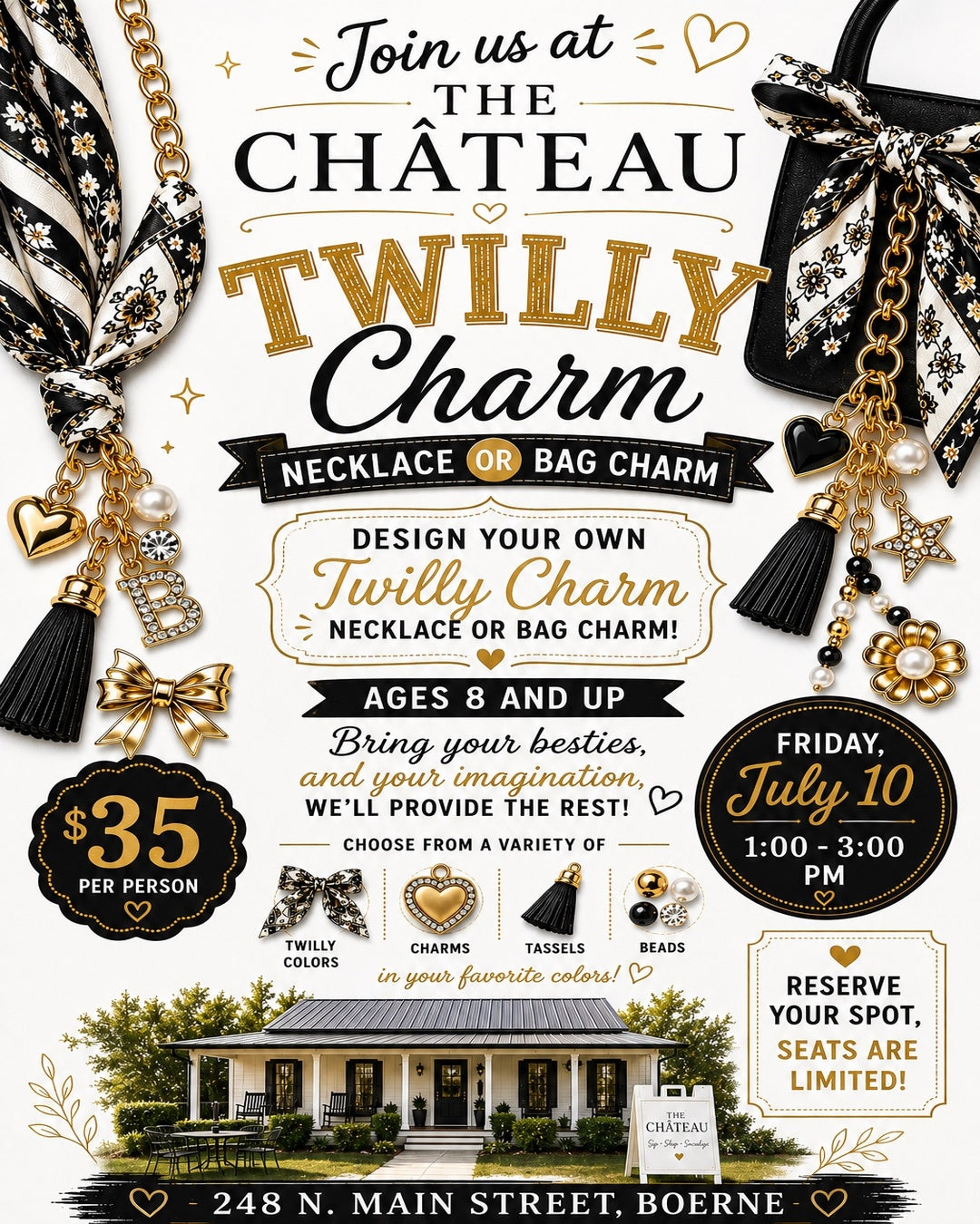 Twilly Charm Workshop